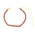 Elegant Gold Plated Sparkling Rhineatones Choker Necklace 8ZA6JNC281T