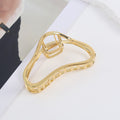 Minimalist Gold Plated Cloud Hair Claw MK2MBEP6W6HCP382