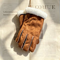 Faux Suede Plush Gloves - DippedShop Wholesale - #1523