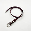 Retro Solid Color Jeans Belt Versatile Leather Belt 6W6JBT163
