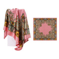 Vintage Paisley Print Large Square Scarf MK2BW6W6NSI32