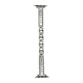 Elegant Clover Rhinestones Metal Watch Band 6W6JWA106