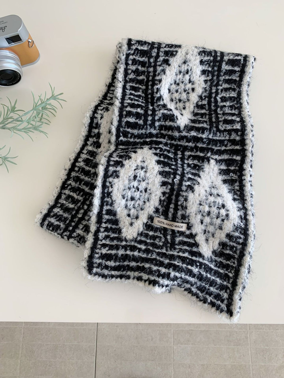 Wool Blend Knit Scarf - DippedShop Wholesale - #8387