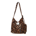 Fashion Striped Leoaprd Print Canvas Shoulder Bag 6W10BBG2485
