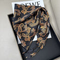 Cashew Print Silk Scarf - DippedShop Wholesale - #3123