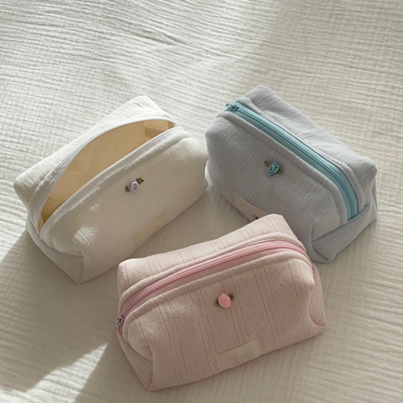 Solid Color Sweet Portable Make Up Bag DPB0104