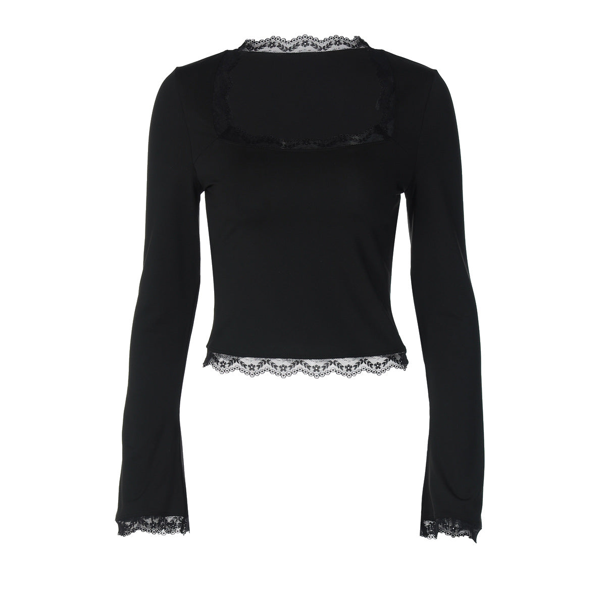 Elegant Lace Trim Top - DippedShop Wholesale - #7571