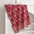 Thermal Paisley Tassel Scarf - DippedShop Wholesale - #6851