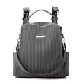 Minimalist Striped Large Capacity Backpack 6S10BBG1456