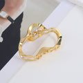 Minimalist Gold Plated Cloud Hair Claw MK2MBEP6W6HCP382