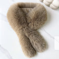 Faux Fur Collar Scarf - DippedShop Wholesale - #9379