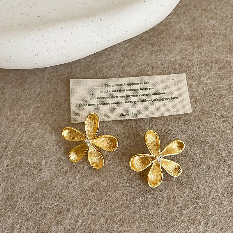 Floral Stud Earrings - DippedShop Wholesale - #7795