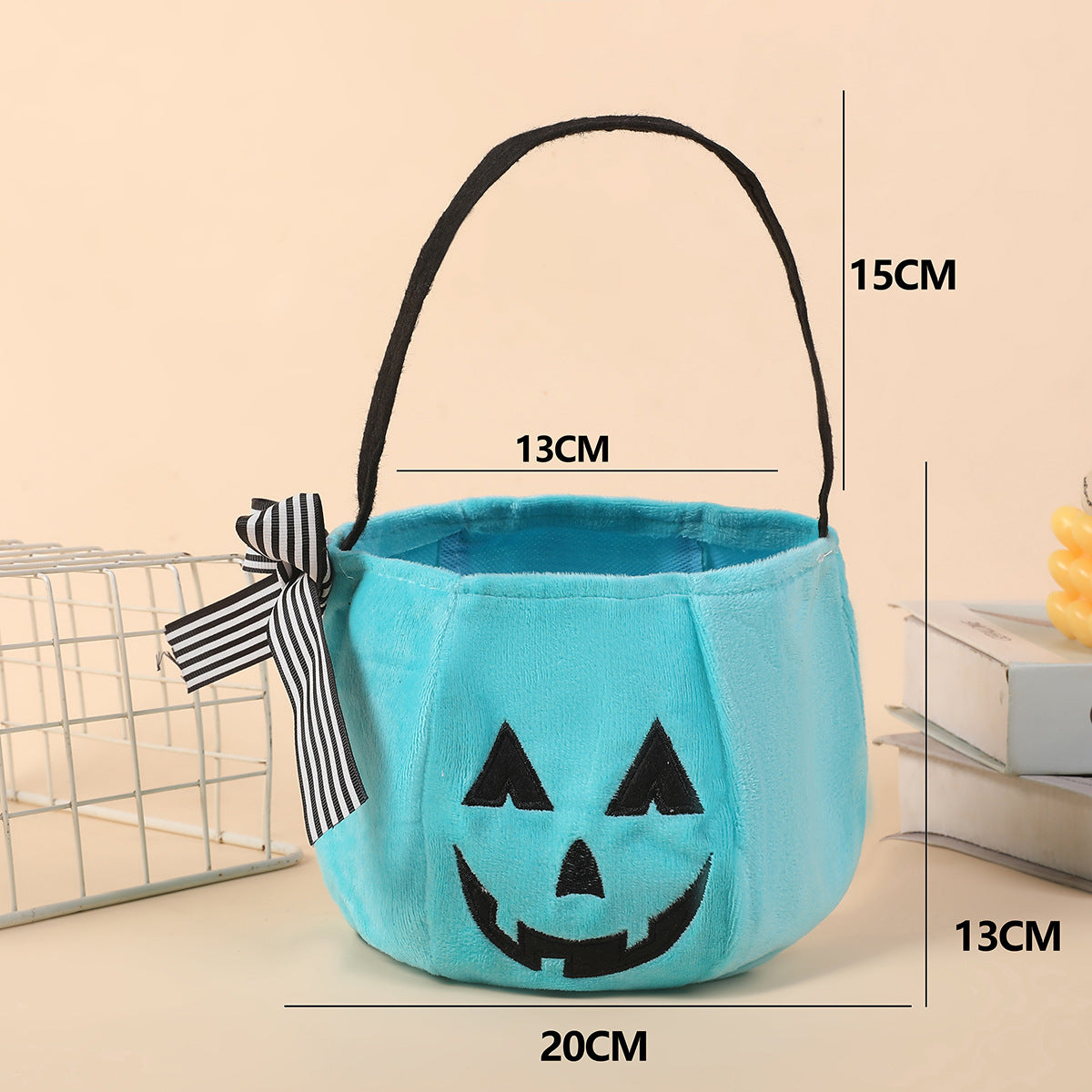 Plush Pumpkin Candy Bag - DippedShop Wholesale - #3347
