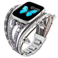 Elegant Rhinestones Multi Layer Watch Band 6W6JWA95