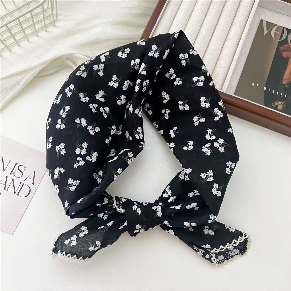 Animal Print Silk Scarf - DippedShop Wholesale - #2051