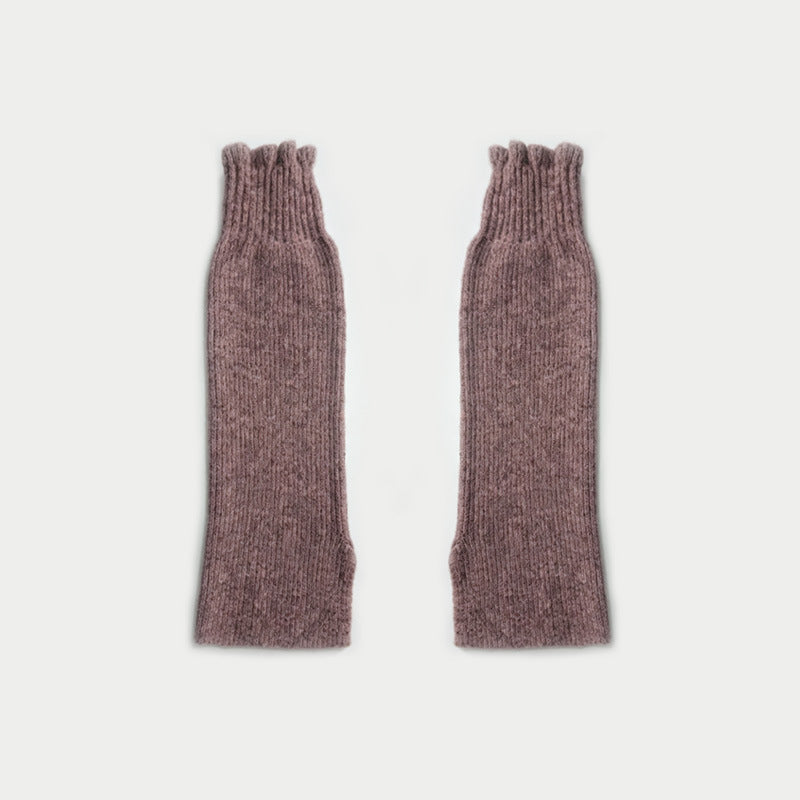 Trendy Wool-Blend Knit Slouch Leg Warmers 6W8FSO873