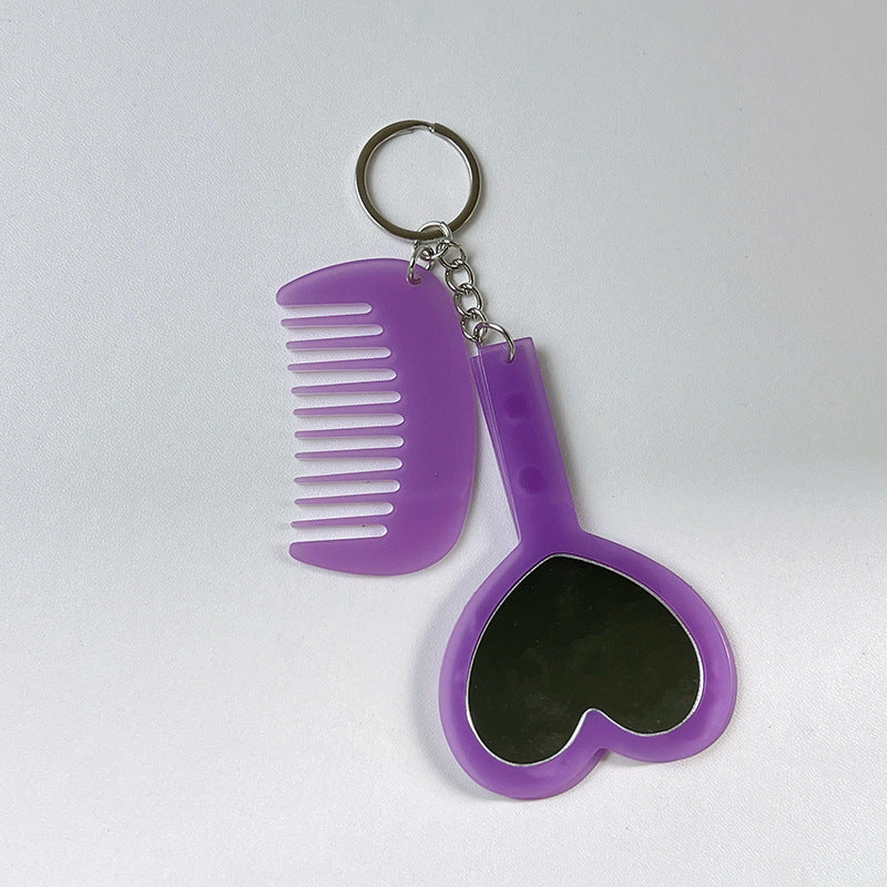 Minimalist Solid Color Square Hair Combs Set MK2BLM6C5CB88