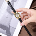 Elegant Oval Dial Analog Quartz Wrist Watch MK2SSAS6W6JWA06