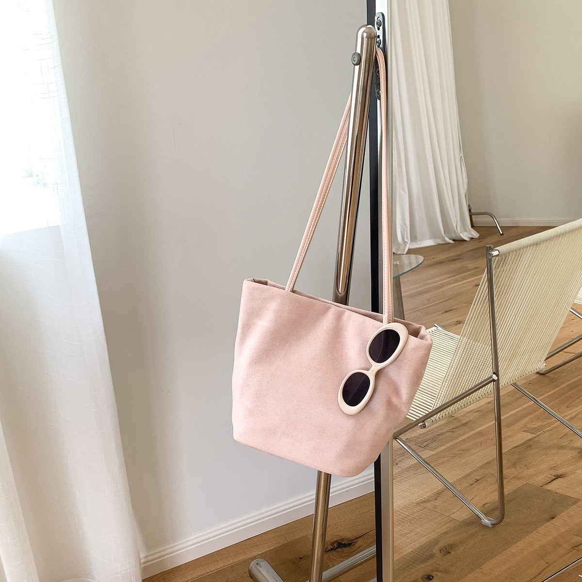 Minimalist Matte Casual Bucket Tote Bag 6W10BBG2474