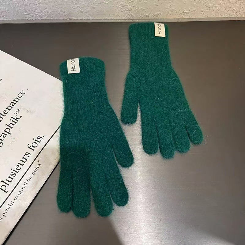 Faux Fur Touchscreen Gloves - DippedShop Wholesale - #2259