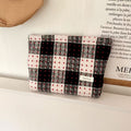 Vintage Plaid Makeup Bag - DippedShop Wholesale - #0339
