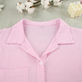 Flounce Solid Homewear Set - DippedShop Wholesale - #2179