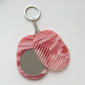 Simple Solid Color Oval Portable Hair Combs MK2BLM6C5CB86