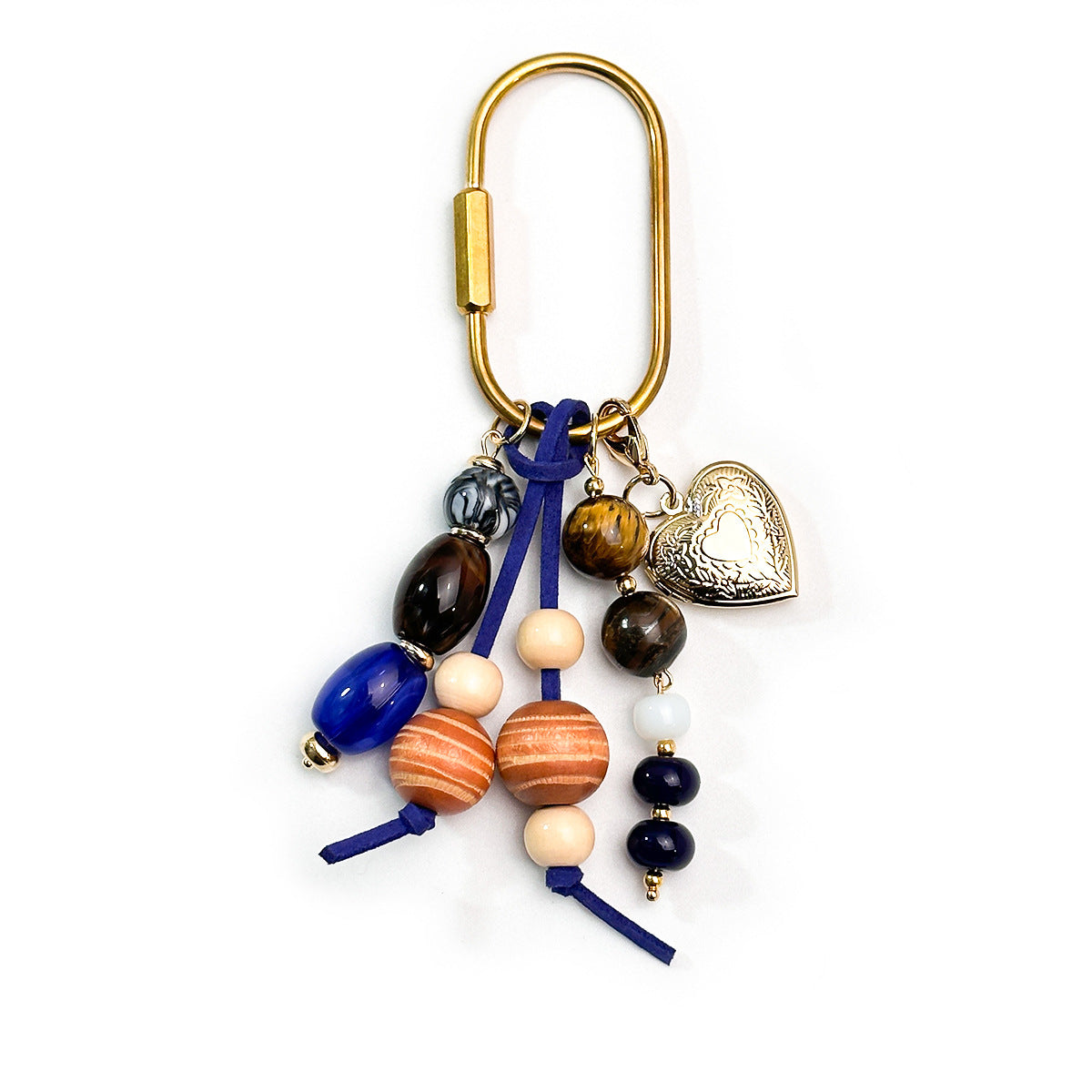 Vintage Beaded Heart Charm - DippedShop Wholesale - #5859