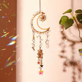 Colorful Stones Moon Wrap Tassel Hanging Suncatchers MK2CZAS6H7HLS68