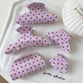Polka Dots Hair Claw - DippedShop Wholesale - #2979
