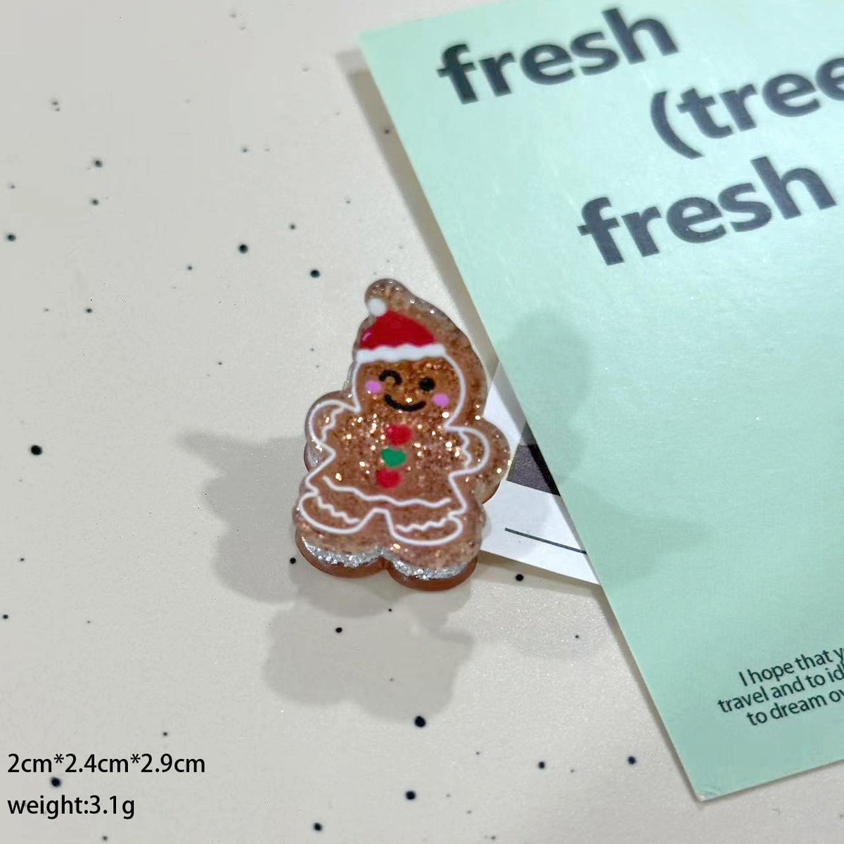 Fresh Christmas Tree Pattern Hair Claws 6W6HCP1696