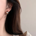 Trendy Geometric Circle Hoop Earrings 6W6JER592