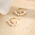 Pearl Tassel C-Shaped Earrings - DippedShop Wholesale - #5411