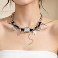 Choker Watch Necklace - DippedShop Wholesale - #5763