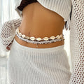 Boho Multi-Color Layered Beaded Waist Chain 8ZA6JBC94T