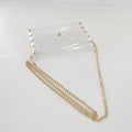 Fashion Clear PVC Envelope Clutch Shoulder Bag 6W10BBG2119