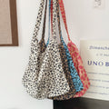Vintage Leopard Print Large Capacity Crossbody Bag MK2BLW6W10BBG588