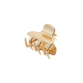 Simple Geometric Gold Plated Mini Hair Claw MK2MBEP6W6HCP380