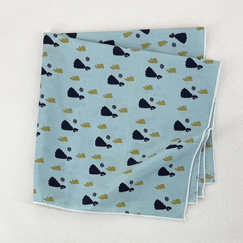 Floral Silk Scarf - DippedShop Wholesale - #3923