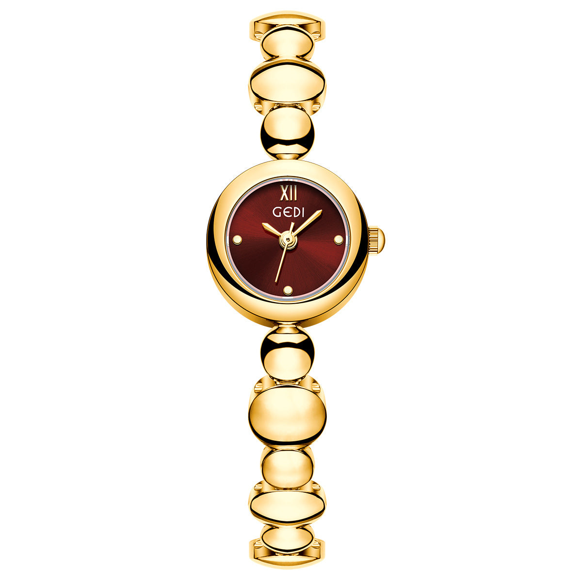 Luxury Gold-Tone Round Quartz Bracelet Watch MK2SSAS6W6JWA15