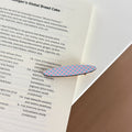 Vintage Polka Dots Oval Duckbill Hair Clip 8AS6HCP389L