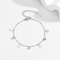 Minimalist Star Moon Chain Adjustable Anklet 8ZA6JAB13
