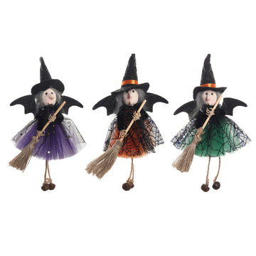 Halloween Broom Witches Saree Doll DPJD2628