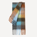 Colorful Plaid Tassel Warm Scarf 6W6NSW275