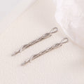 Elegant Gold Plated Geometric Metal Hair Clips MK2MBEP6W6HCP381