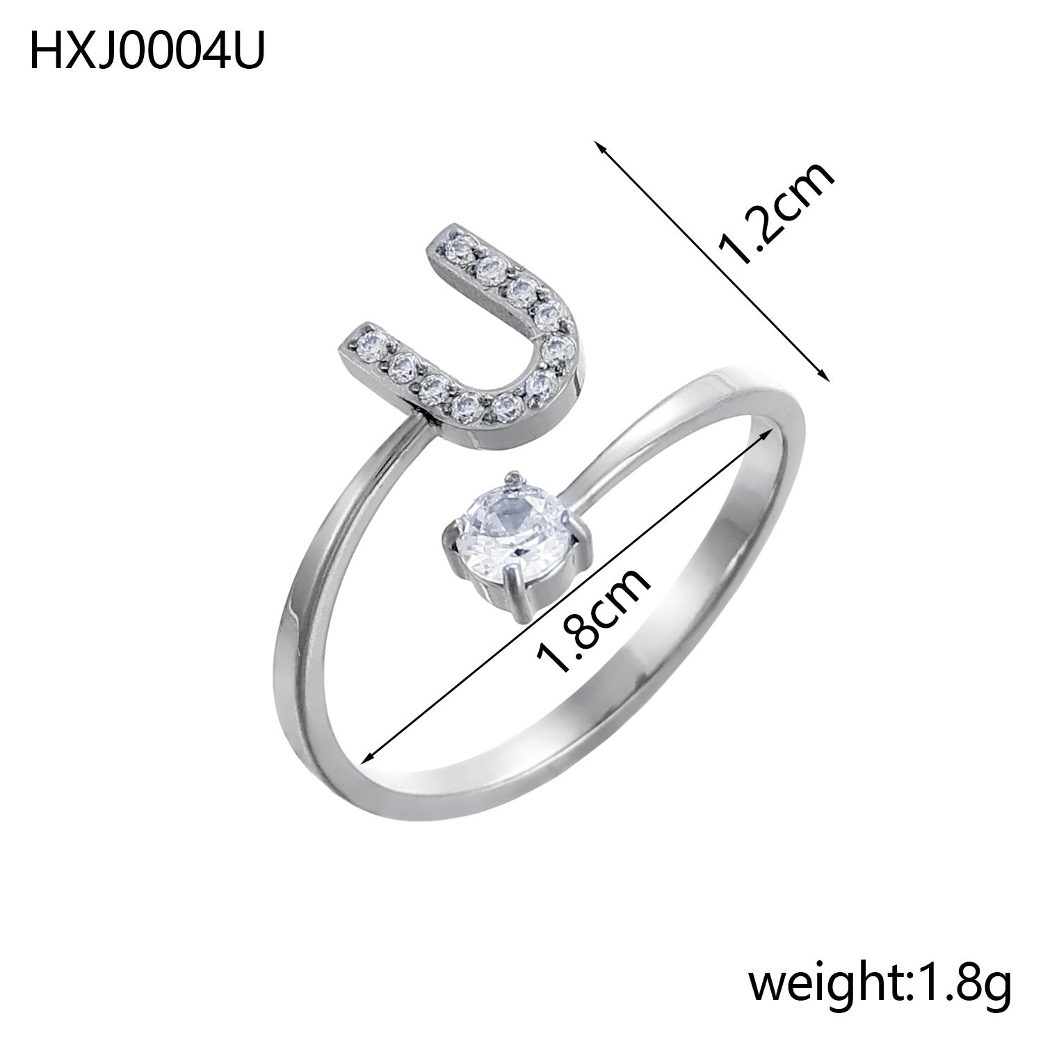 Simple Gold Plated Rhinestone - DippedShop Wholesale - #8771