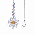 Crystal Floral Pendant Wind Chimes Suncatchers MK2CZAS6H7HLS56