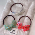 Sweet Bow Knot Elastic Ponytail Holder Hair Tie 6W6HSR466