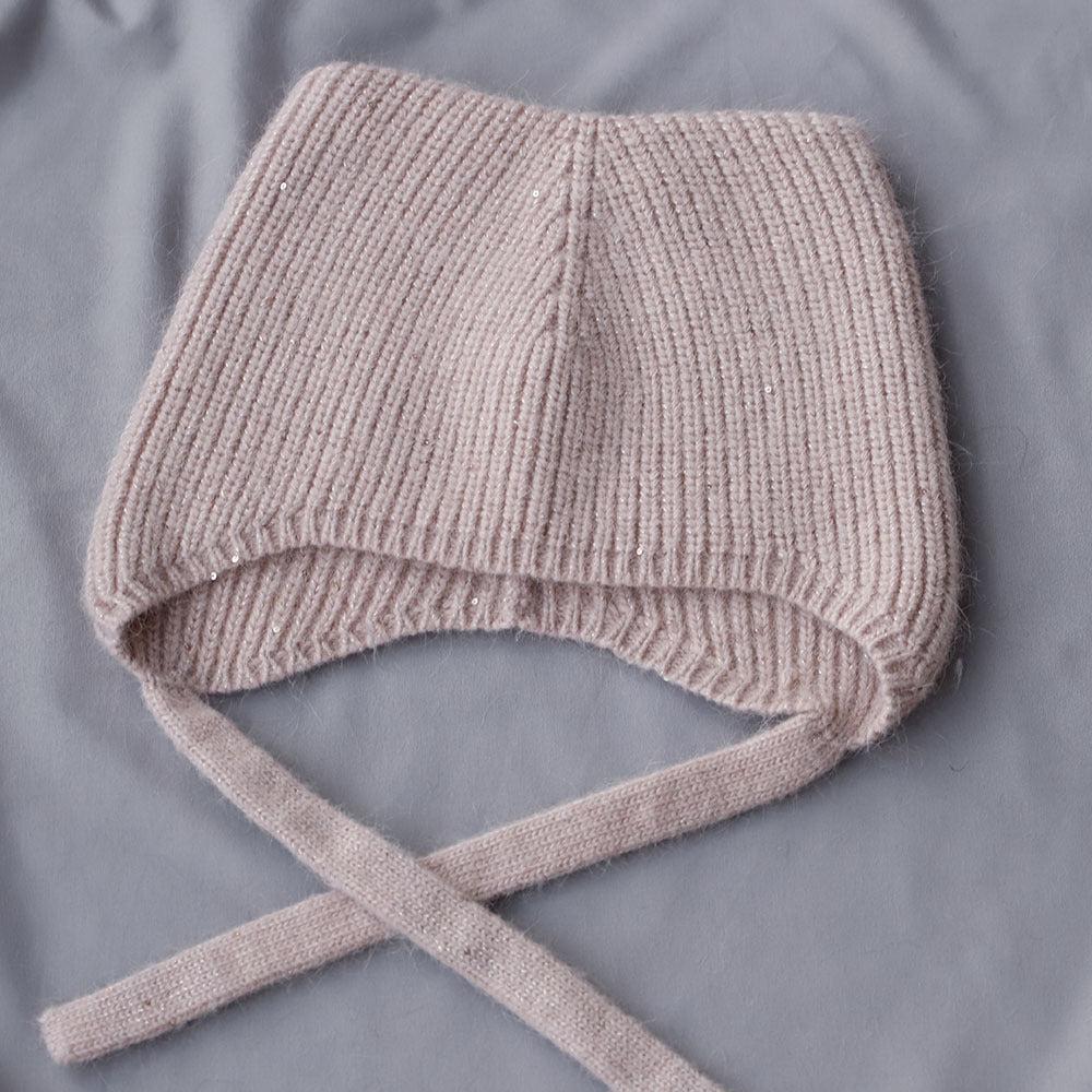 Cute Cat Ear Angora Knit Bonnet 6W6HAT690