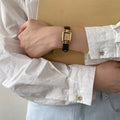 Leather Roman Numeral Watch - DippedShop Wholesale - #2835